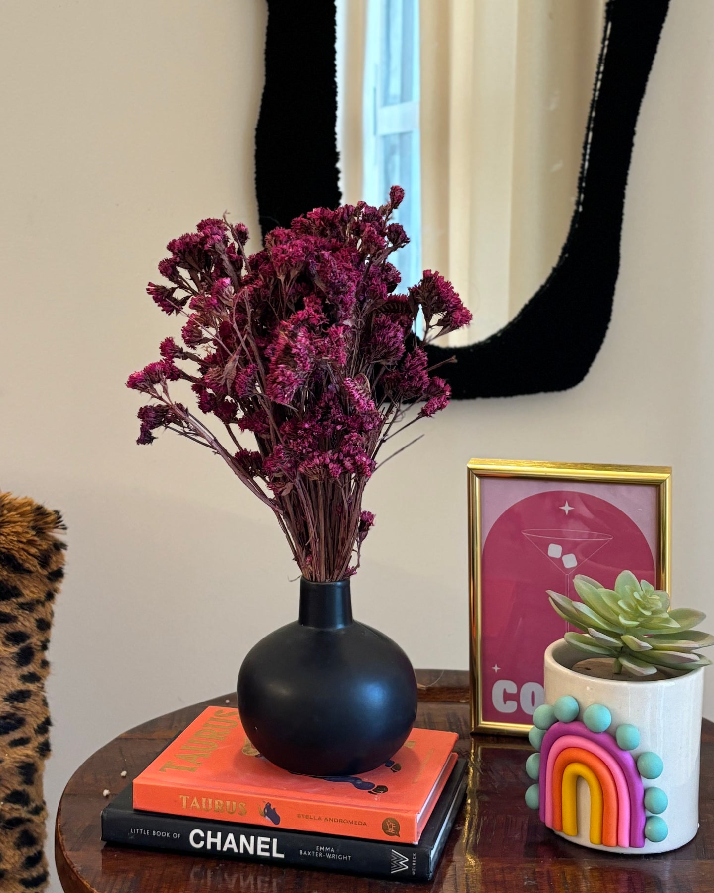 Norcia dried flower set with vase