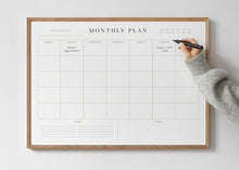 Load image into Gallery viewer, MONTHLY PLANNER POSTER
